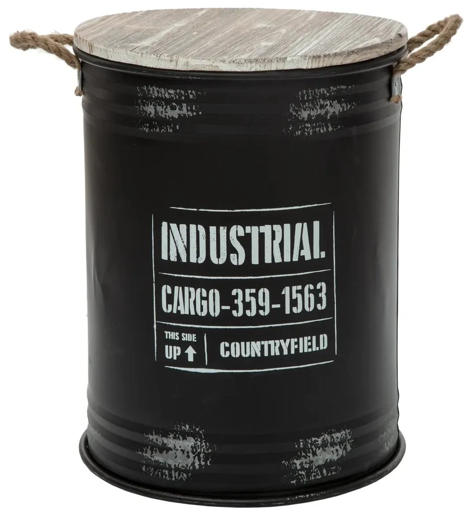 Сет кутии за съхранение atmosphera Bill, Метал, 36/25/30 cm, 3бр - Натурален