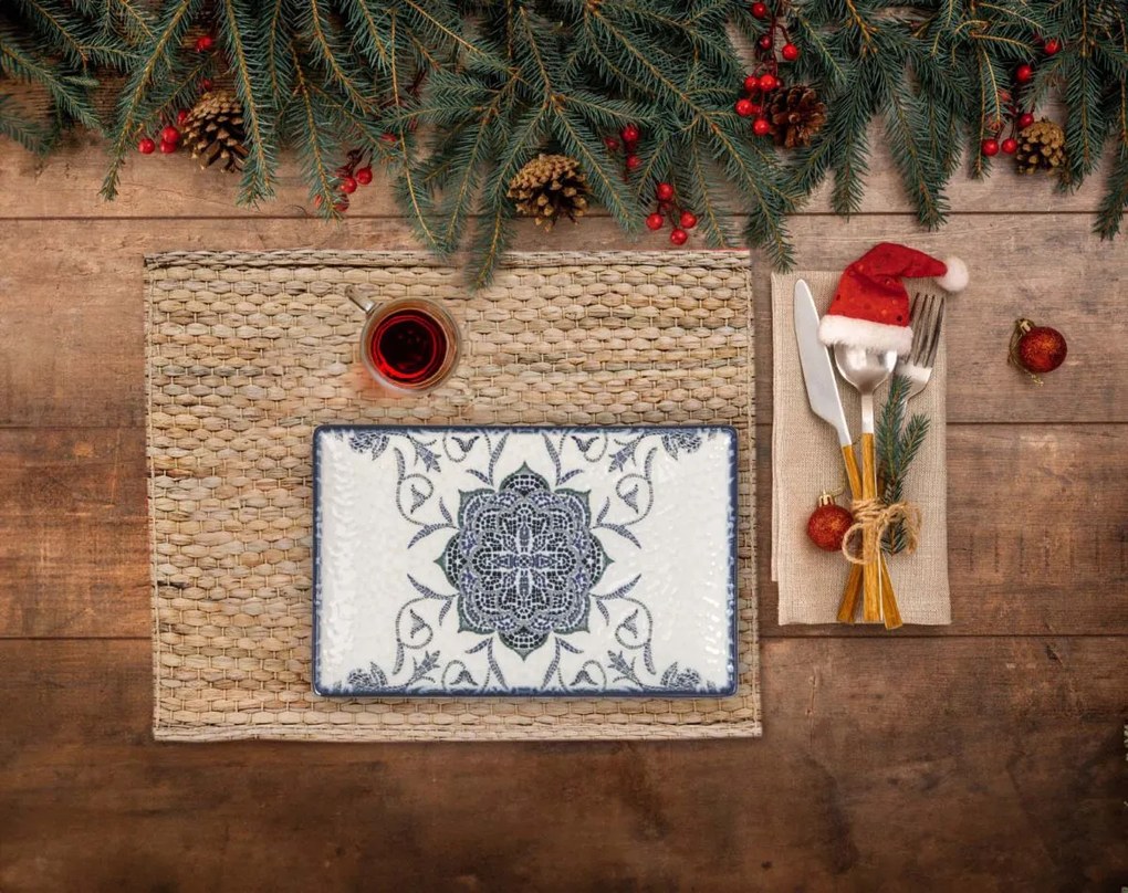 Плато LA MEDITERRANEA Rosetta, Порцелан - 30x8 cm