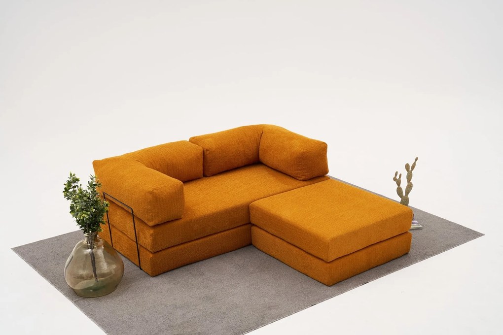 Ъглов диван Comfort Mini, цвят Оранжев