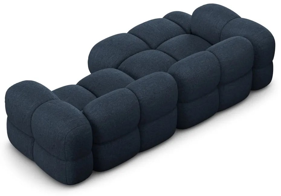 Тъмносин ъглов диван (ляв ъгъл) Loretto – Cosmopolitan Design