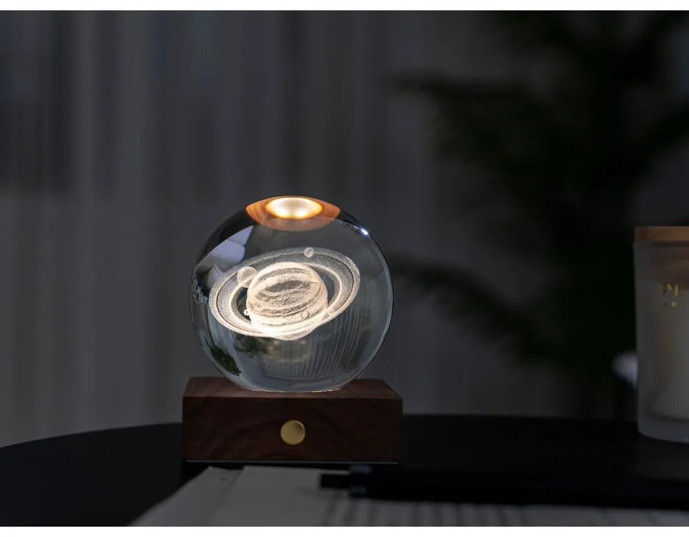 Тъмнокафява светлинна декорация с USB Amber – Gingko