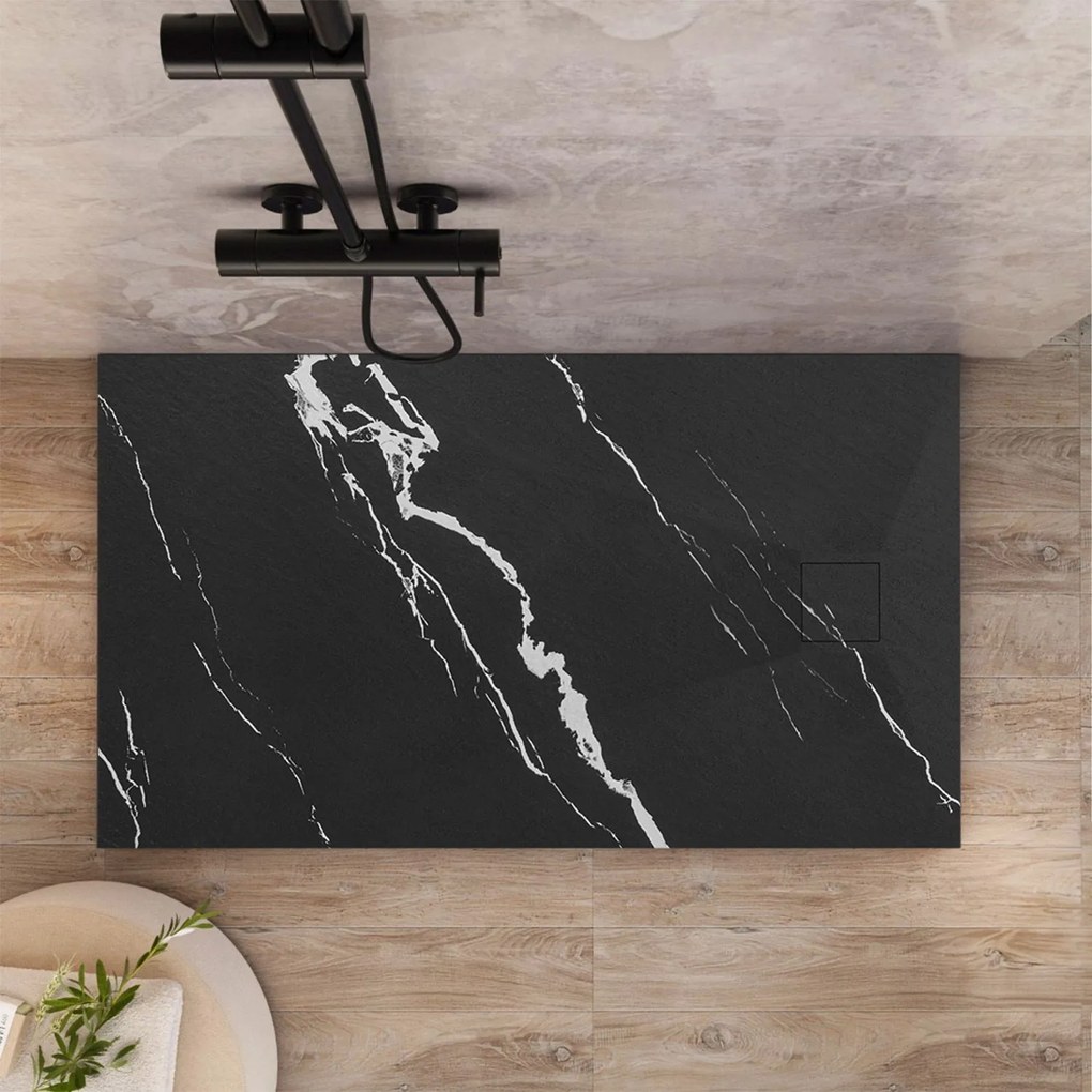 Корито за душ кабина Magnum CARRARA BLACK 90x120