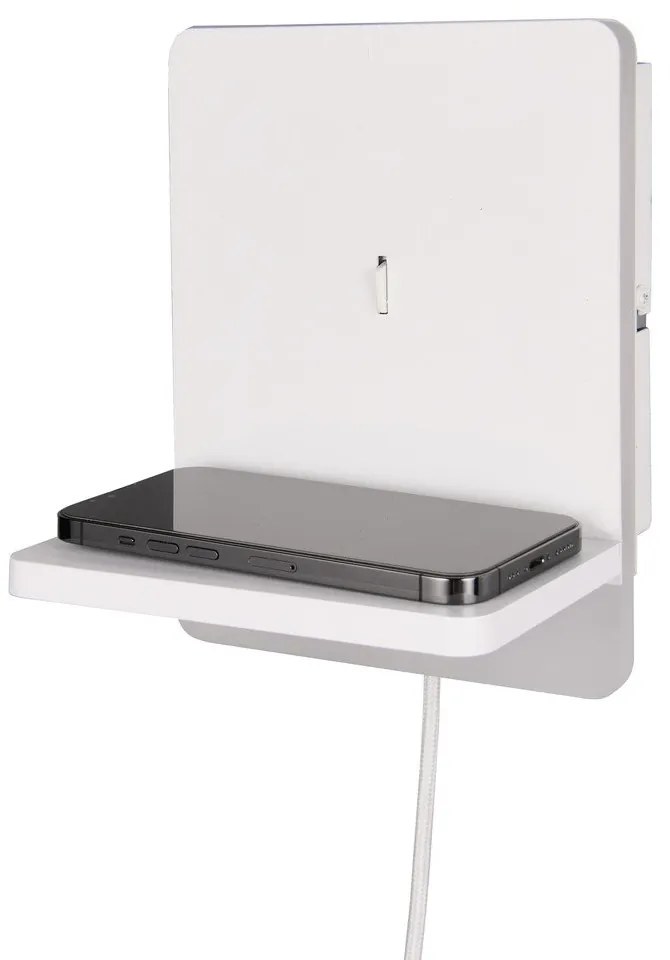 Бяла LED затъмняваща се стенна лампа Fairfield – Trio