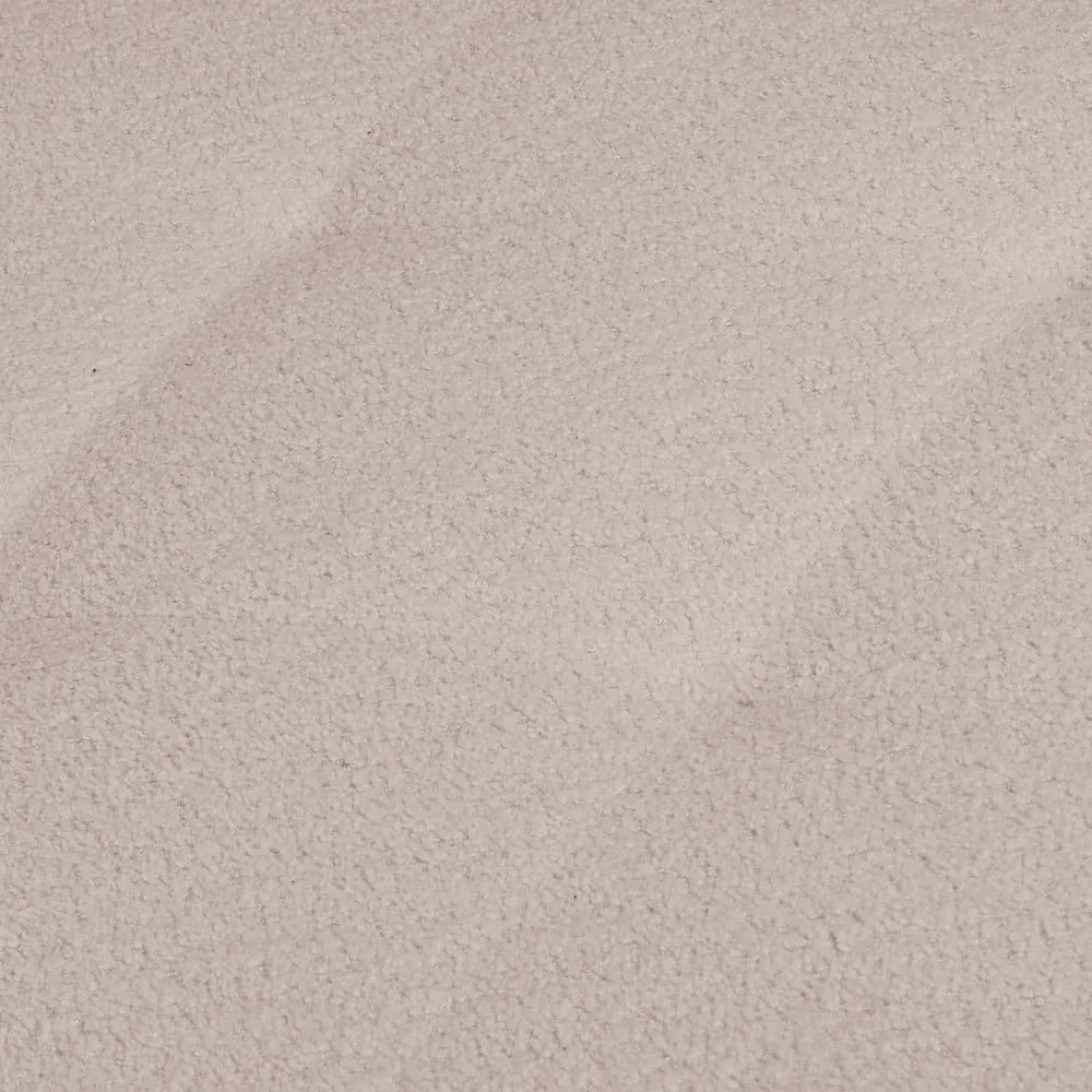 Бежова табуретка от плат bouclé Ariella - Ropez