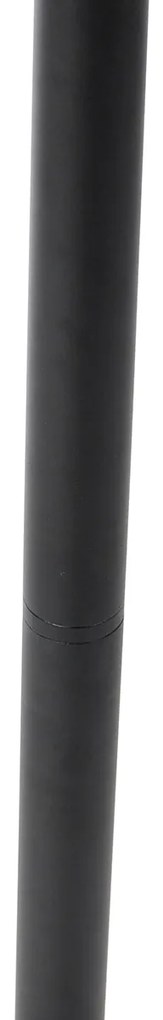 Умна външна подова лампа черна 125 см вкл. WiFi ST64 - New Orleans