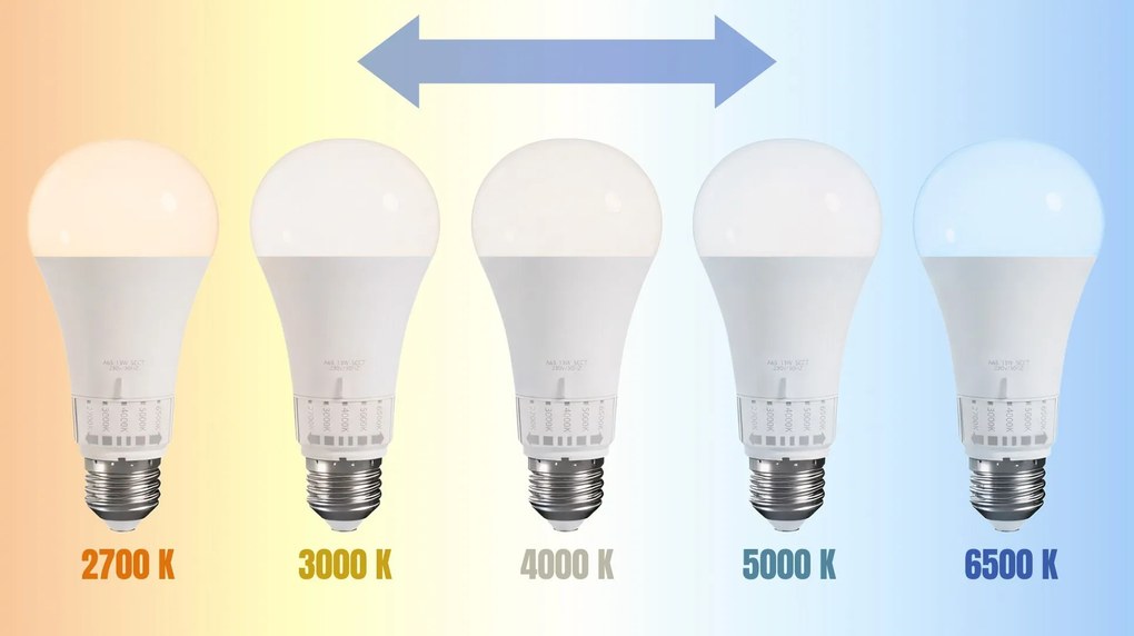 LED крушка 5 цвята светлина GLS E27 230V 10W 5CCT