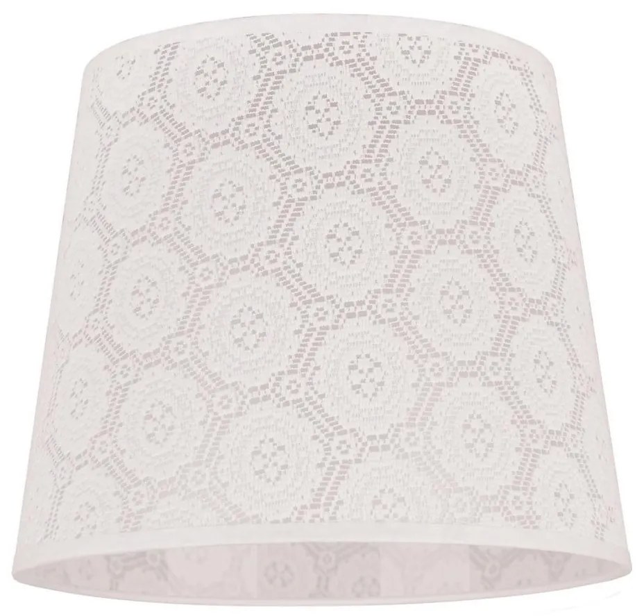 Duolla - Абажур за настолна лампа CLASSIC M E27, Ø 24 см, бял