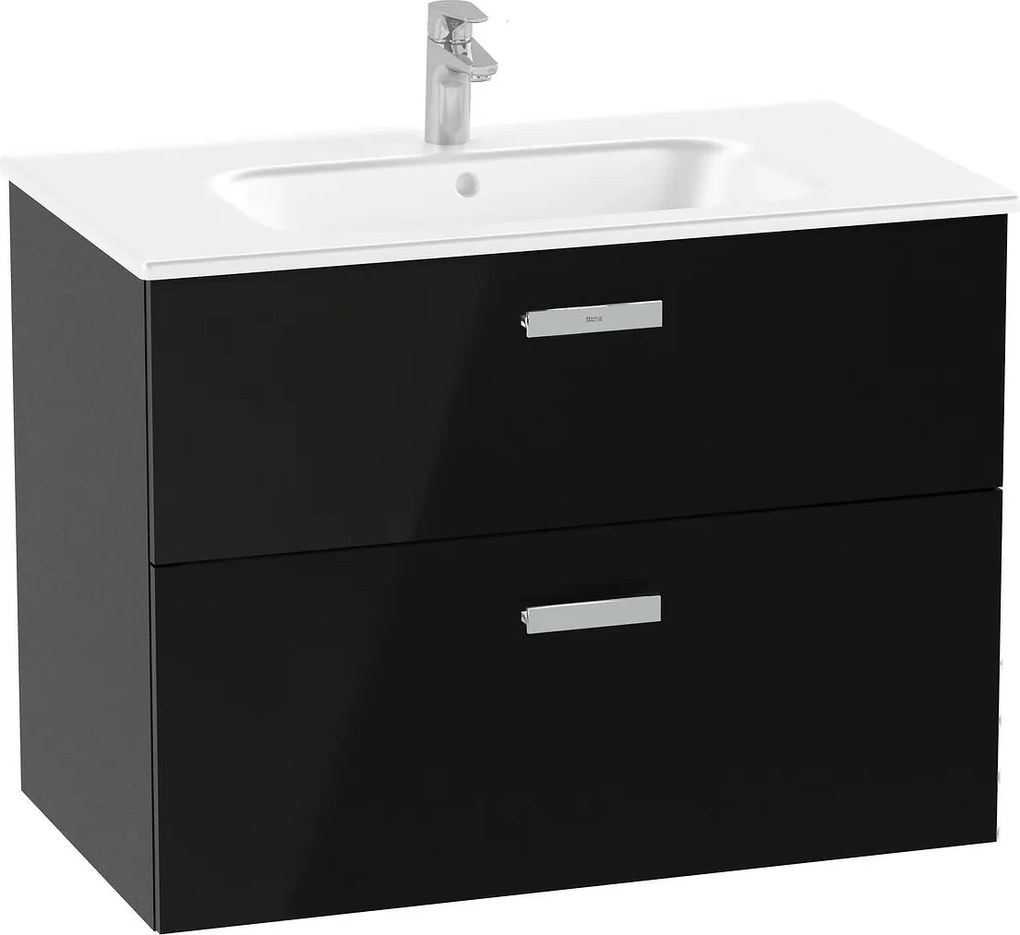 Конзолен шкаф за баня A851880351 с умивалник, 80.6х46х60.5см