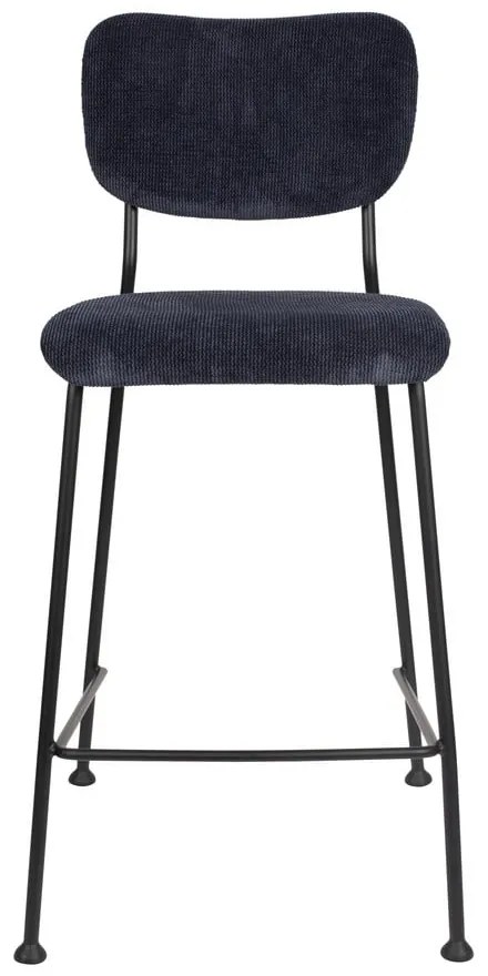 Тъмносини бар столове в комплект от 2 броя 92 cm Benson - Zuiver