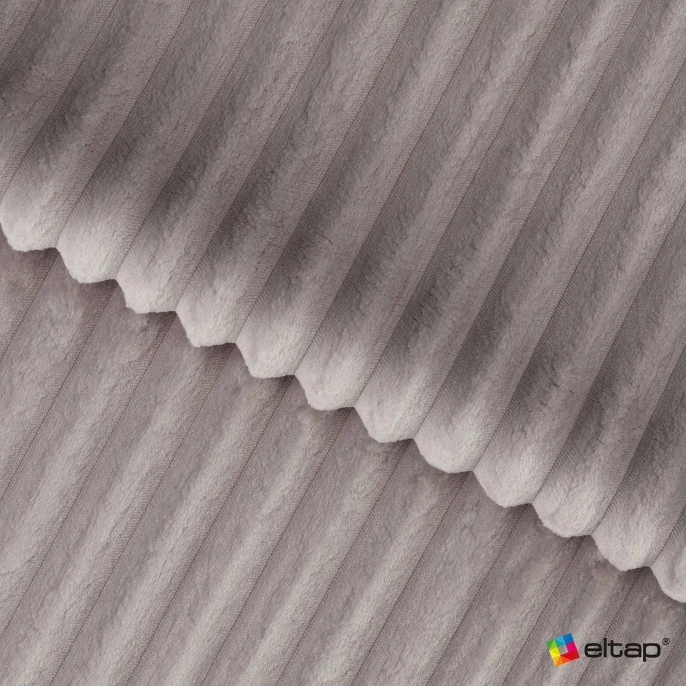 Сив разтегателен диван от рипсено кадифе 256 cm Cotonn – ELTAP