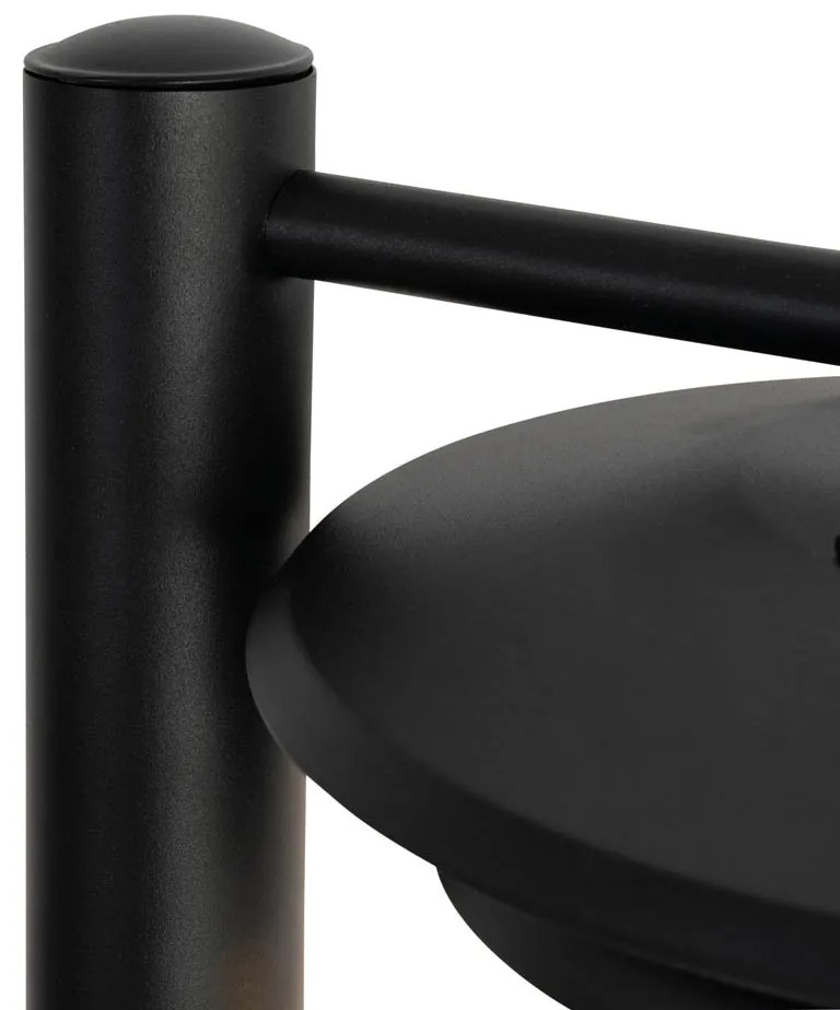 Дизайнерски външен аплик черен 100 см IP44 - Morty