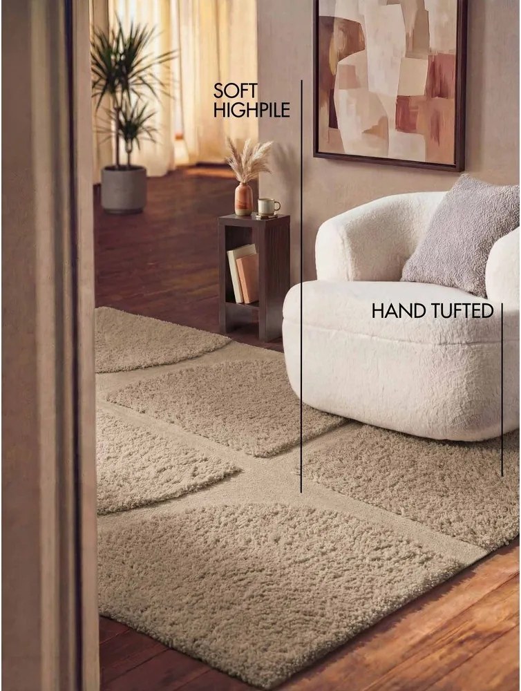 Бежов ръчно изработен килим 200x300 cm Lambeth Jasper – Ted Baker