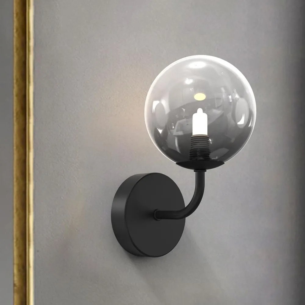 ONLI - Аплик PALOMA 1xG9/10W/230V черен/опушен