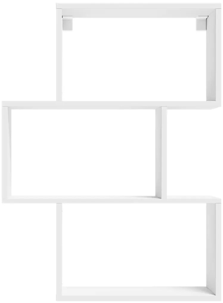 Книжна етажерка Evellyn-Бяло