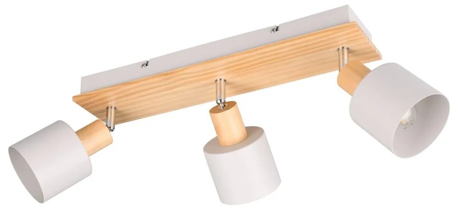 Прожектор в бял и естествен цвят ø 9 cm Shanti – Trio
