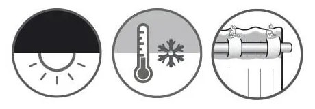 Червена термо затъмняваща завеса 135x245 cm Uni – Sehlbach