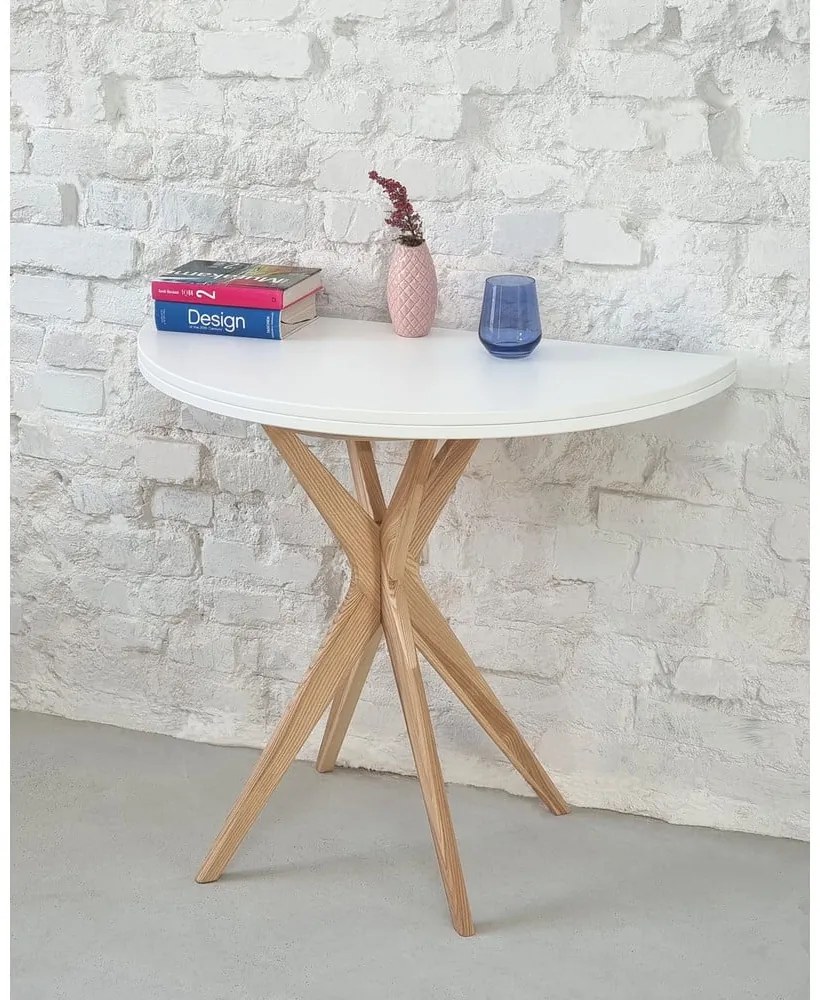 Кръгла сгъваема трапезна маса 65x90 cm Jubi – Ragaba