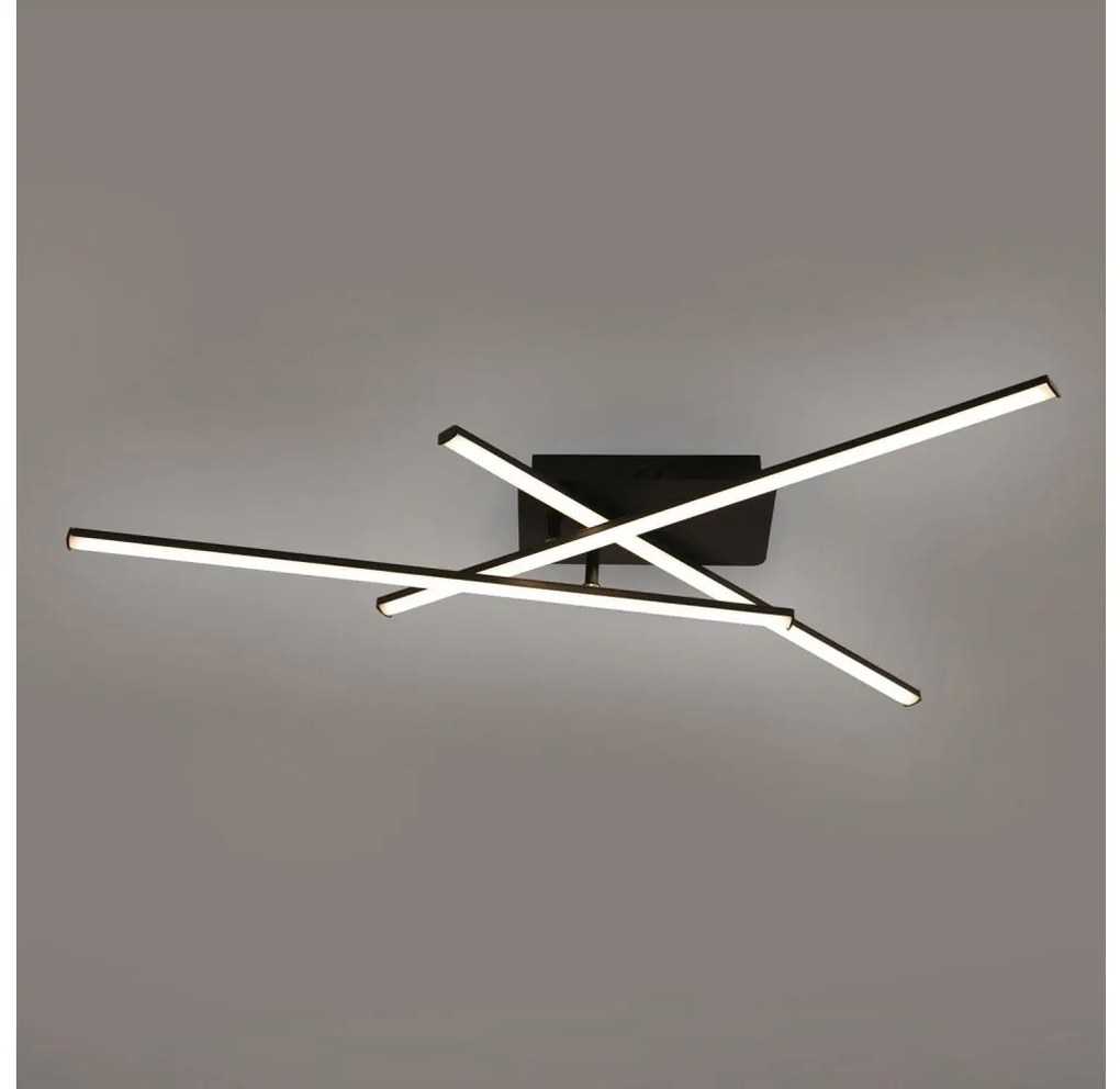 Brilagi - LED таванно осветително тяло STRIPES LED/30W/230V черно