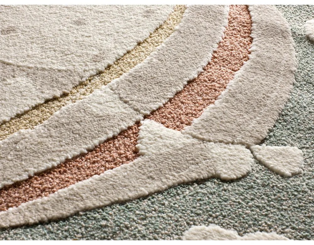 Зелен и бежов детски килим 120x170 cm Clown – Universal