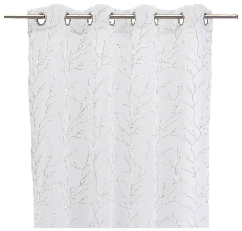 Бяло-бежова завеса 140x260 cm Coral – Casa Selección