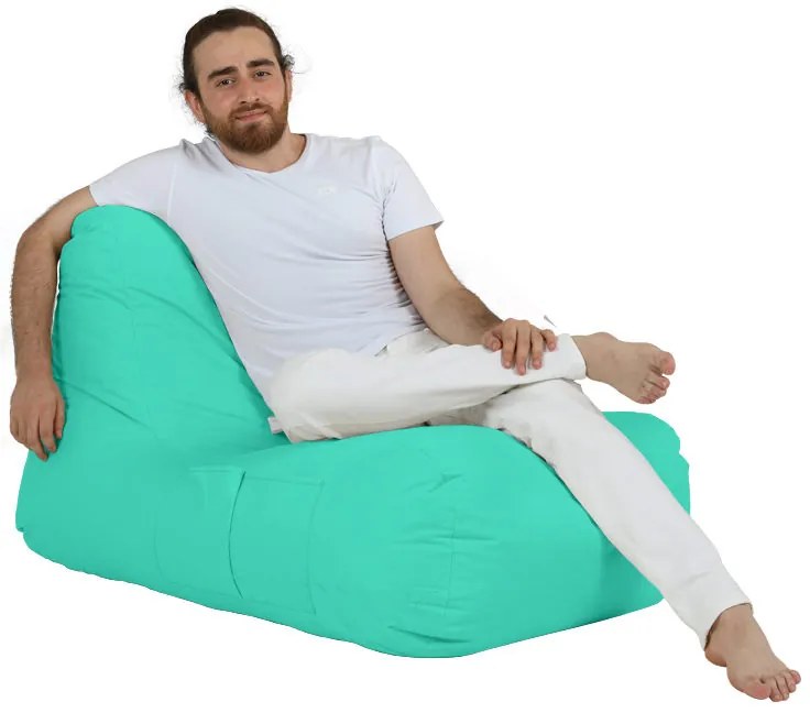 Градински пуф Trendy Comfort Bed Pouf, цвят Тюркоаз