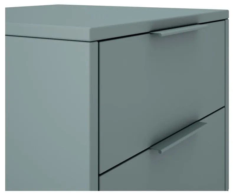 Нощно шкафче сиво-зелено Pisco – Marckeric