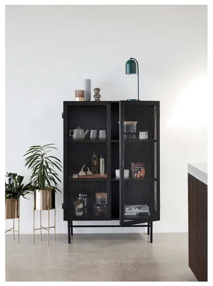 Комплект от 2 саксии за цветя на пиедестал от месинг Gardo Airy - Hübsch