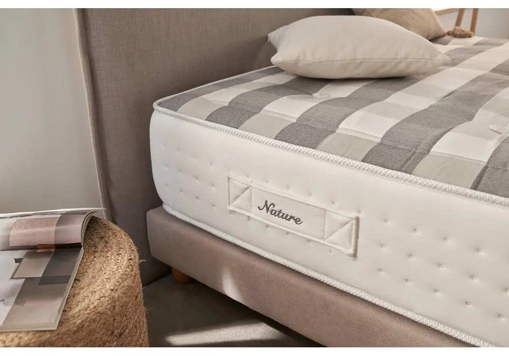 Средно твърд с пружини терморегулиращ матрак 90x200 cm Grand Spring Nature – Moonia