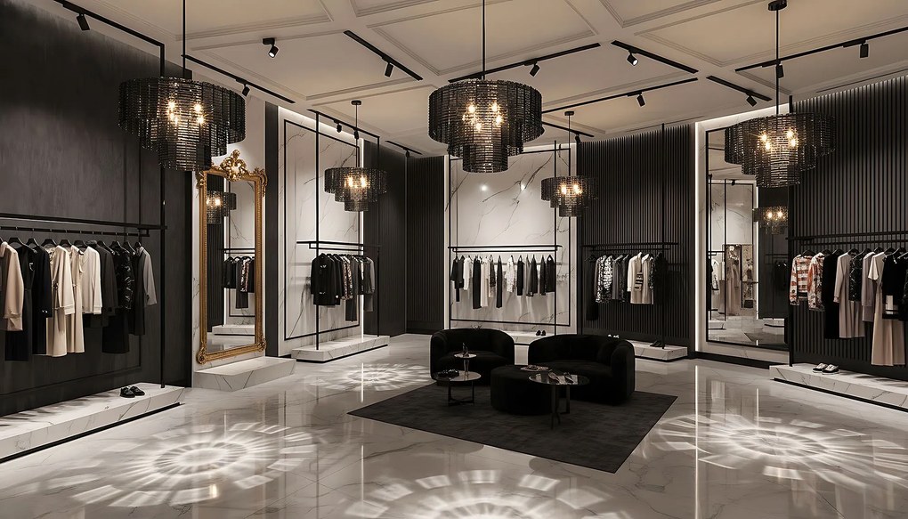 Висящо Таванно Осветление APP1678-8CP Сиво