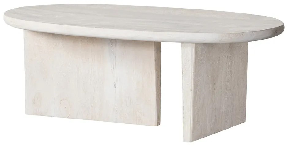 Масичка за кафе от масивно манго в естествен цвят 110x60 cm Seam – WOOOD