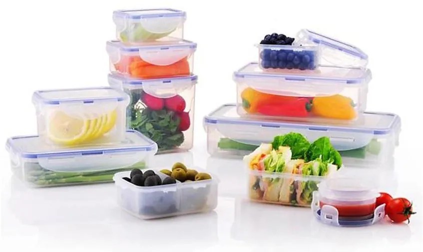 КОМПЛЕКТ ОТ 11 бр. КОНТЕЙНЕРИ ЗА ХРАНА LOCK