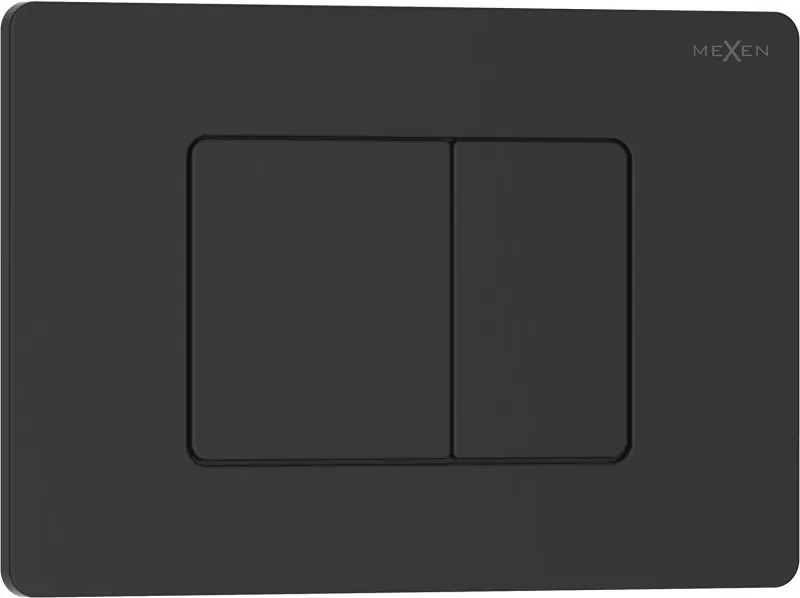 Mexen Tex 05 бутон за изплакване неръждаема стомана, черен матов - 6105-02