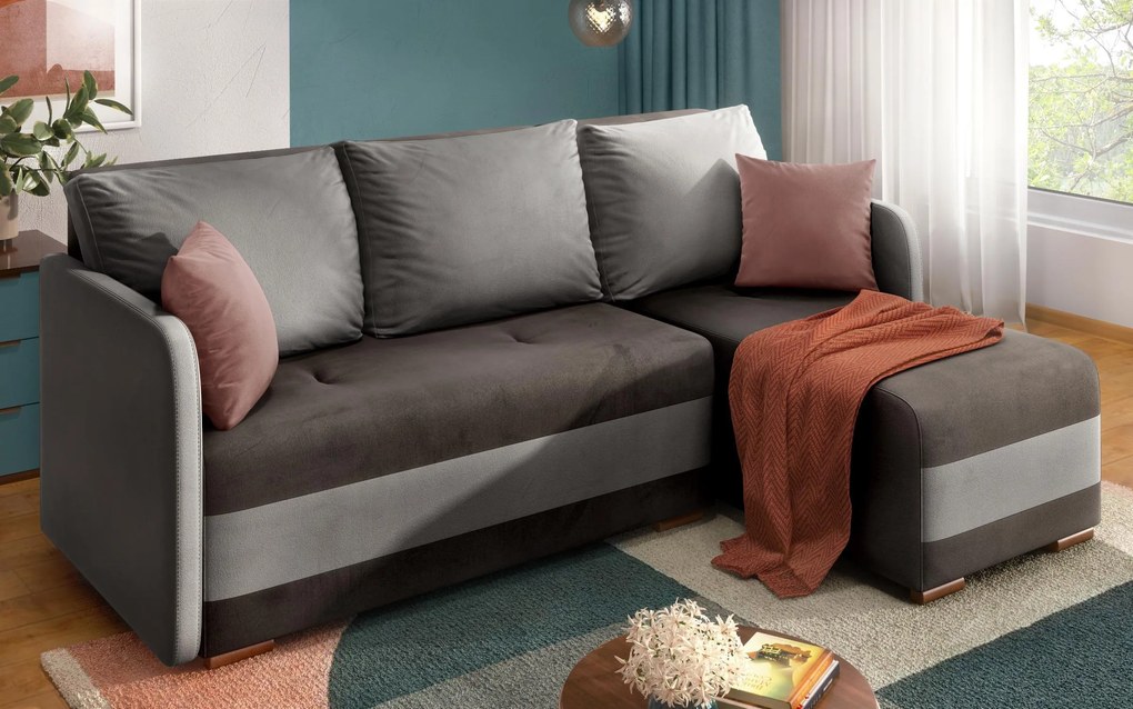 Разтегателен ъглов диван Алекса