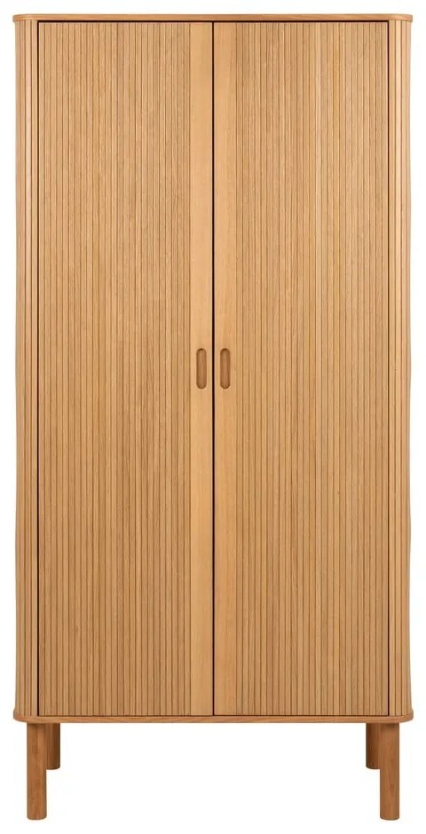 Гардероб от дъбов декор в естествен цвят 100x200x55 cm Langley – Actona
