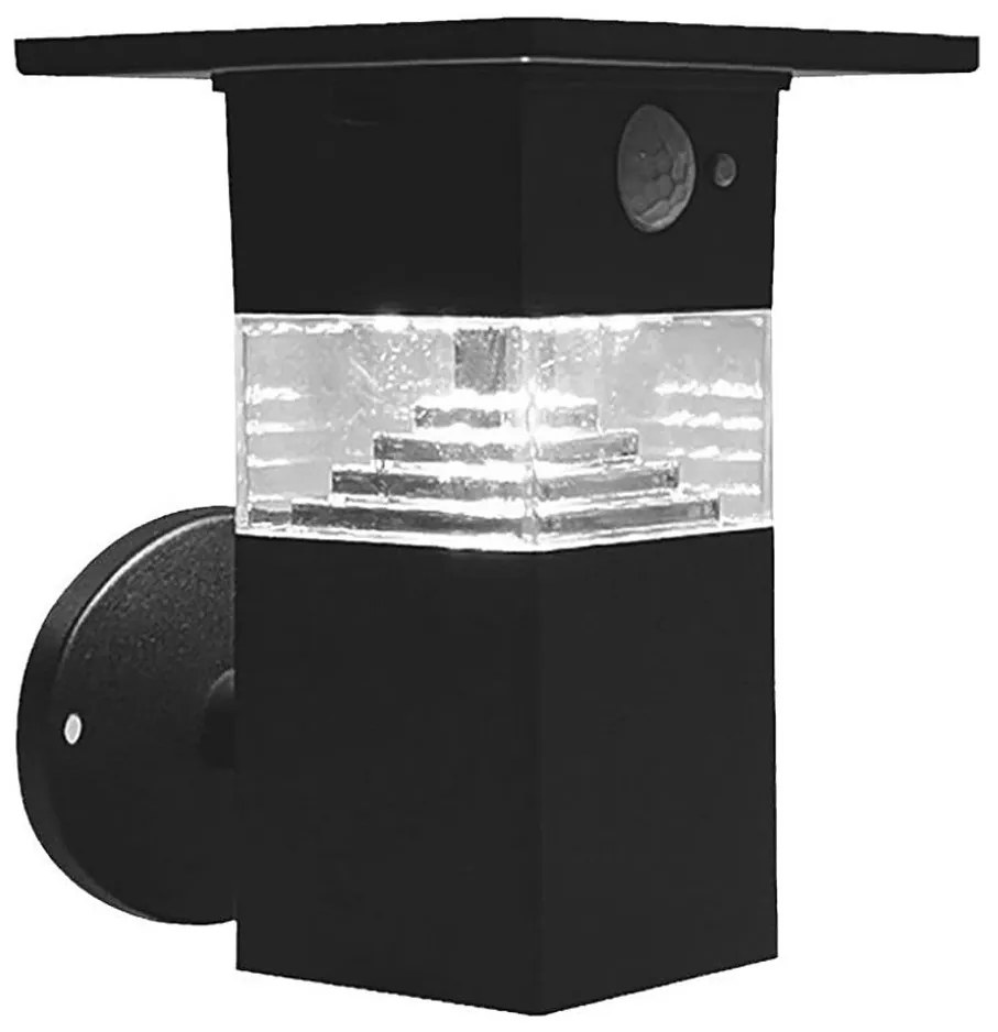LED соларен стенен фенер с сензор LED/2,5W/3,7V IP54 3000K 2200 mAh