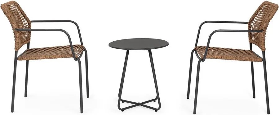 Стоманена кръгла градинска масичка ø 45 cm Jable – Bizzotto