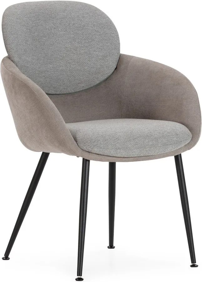 Сиво кресло Nure – MOME