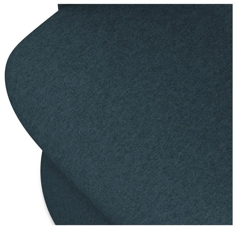 Тапициран трапезен стол в петролен цвят Kalo – Makamii