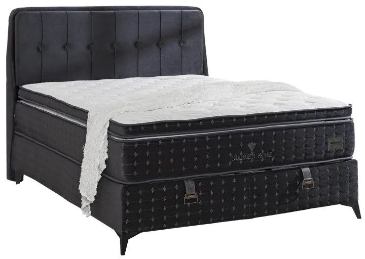 Тапицирана спалня с матрак DIAMOND PRIME 160 x 200 - антрацит 14