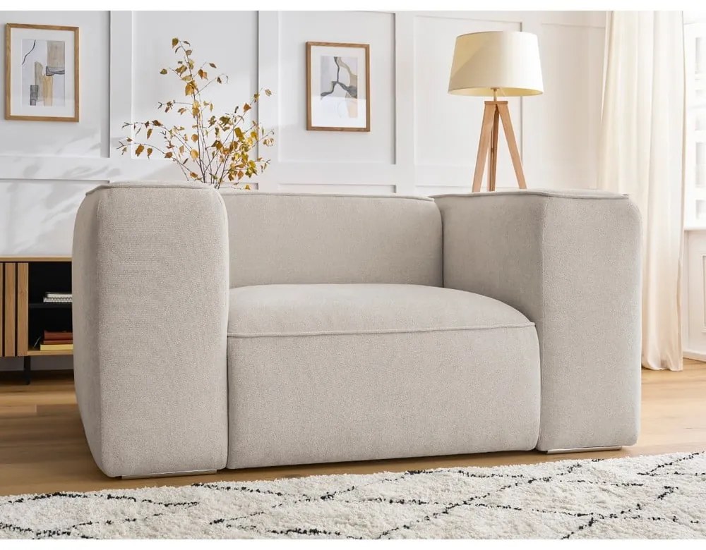 Бежово кресло Zephyr – Bobochic Paris