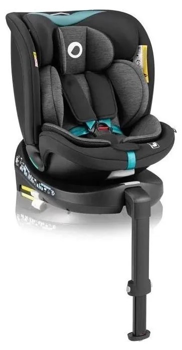 Lionelo - Автокресло с базой, поворотное NAVY i-Size 40-150 см черно/тюркоаз