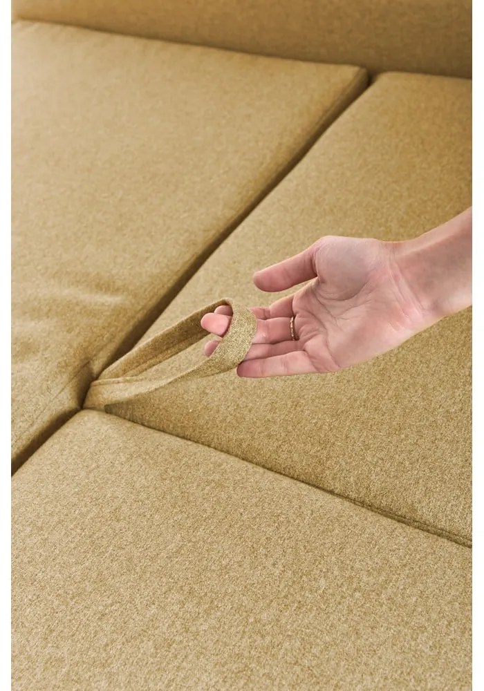 Жълт променлив диван ъглов диван Pop - Bonami Selection