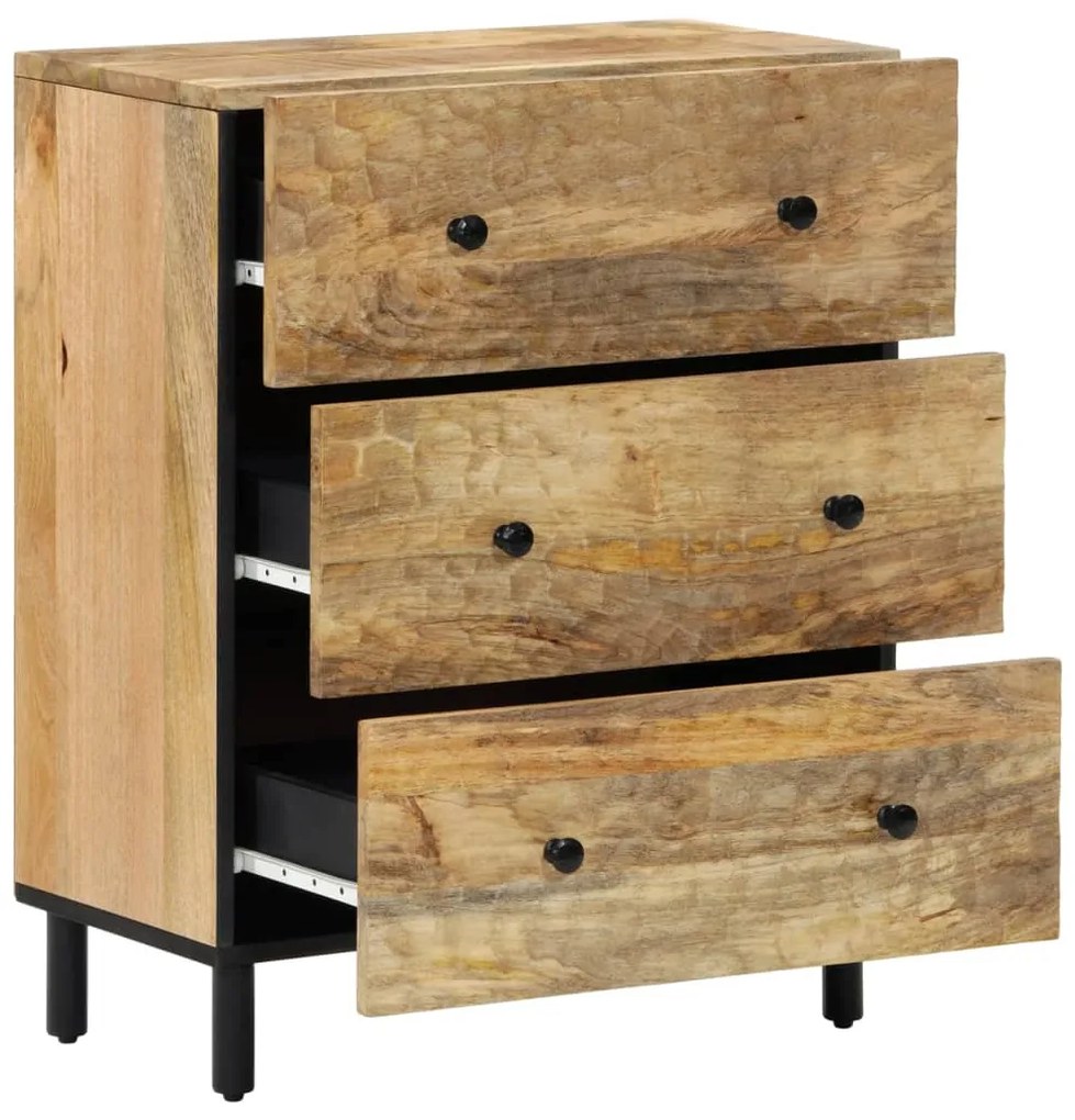 3206287 vidaXL Странични шкафове 2 бр 60x33x75 см манго масивно дърво