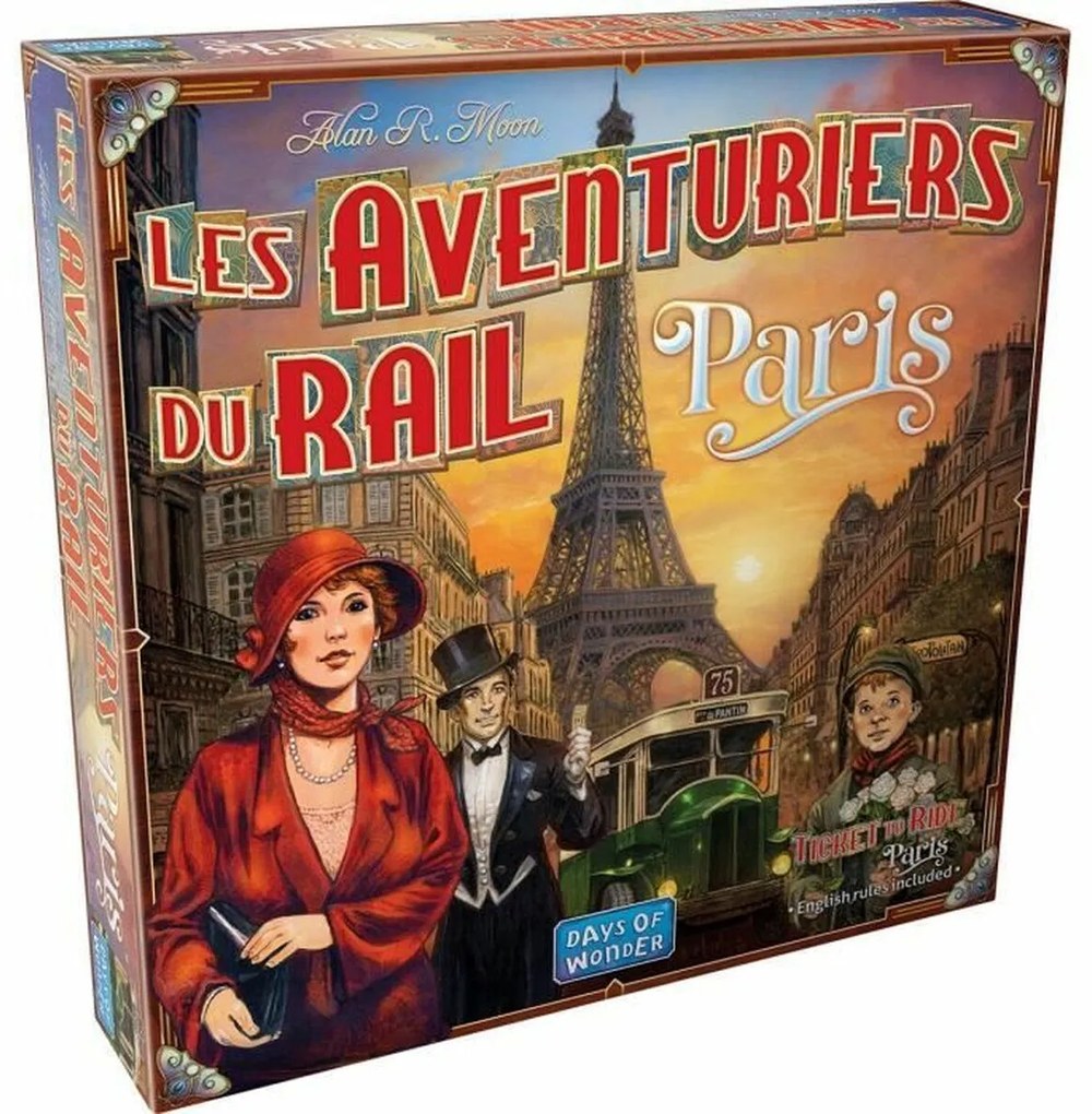 Настолна игра Asmodee Les Aventuriers du Rail - Paris (FR)