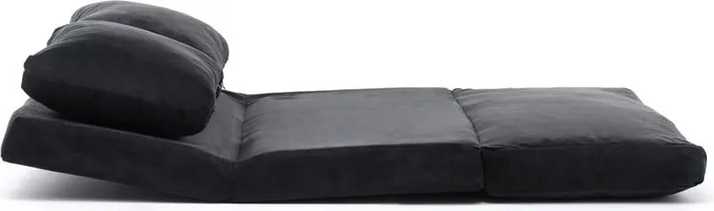 Черен разтегателен диван 120 cm Taida – Balcab Home