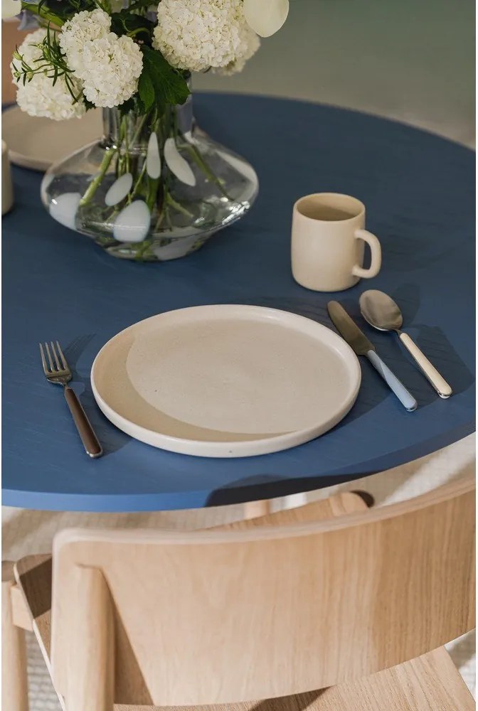 Светлосин/в сребрист цвят прибори за хранене 4 бр. от неръждаема стомана за 1 човек Noli – noo.ma