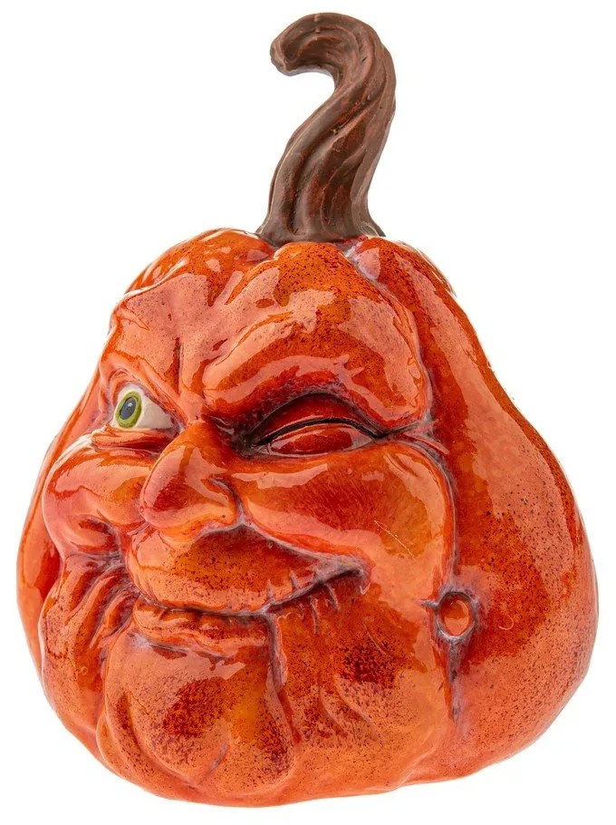 Керамичен свещник с хелоуински мотив Pumpkin – Dakls
