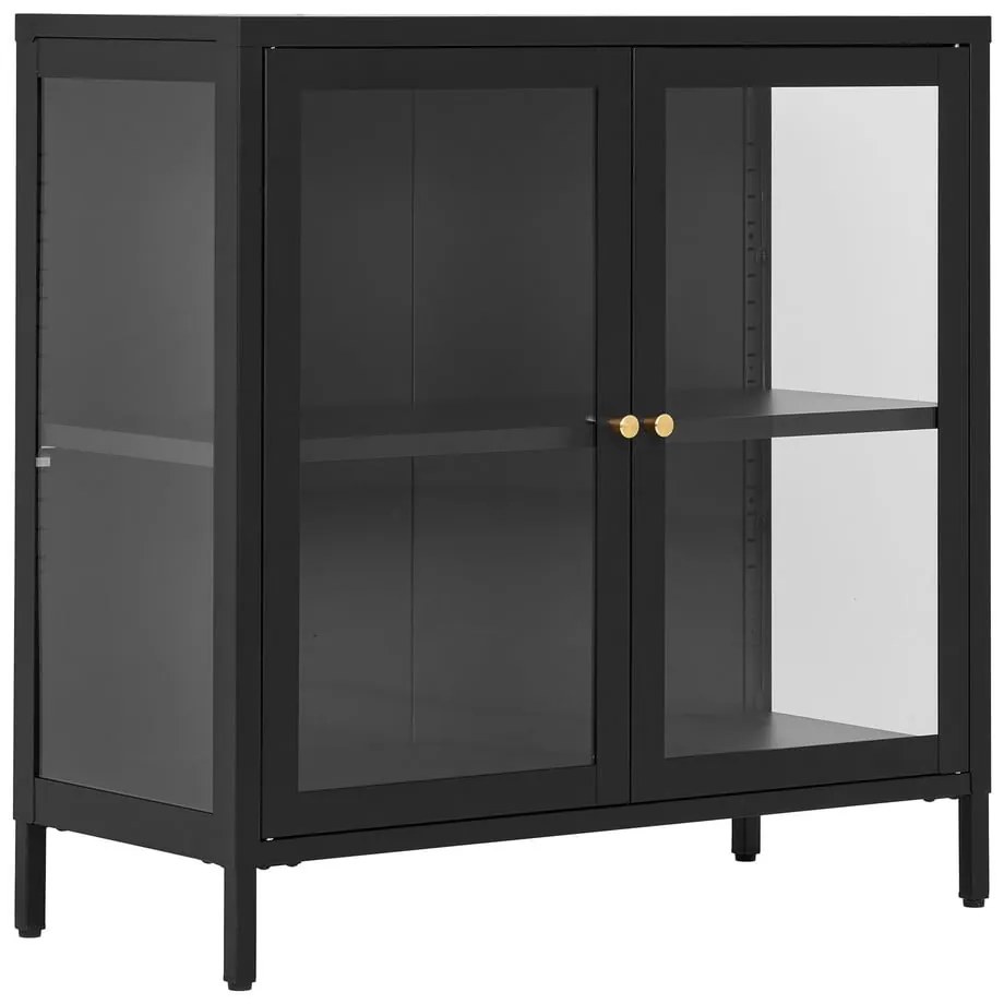 Черна метална витрина 80x80 cm Dalby – House Nordic