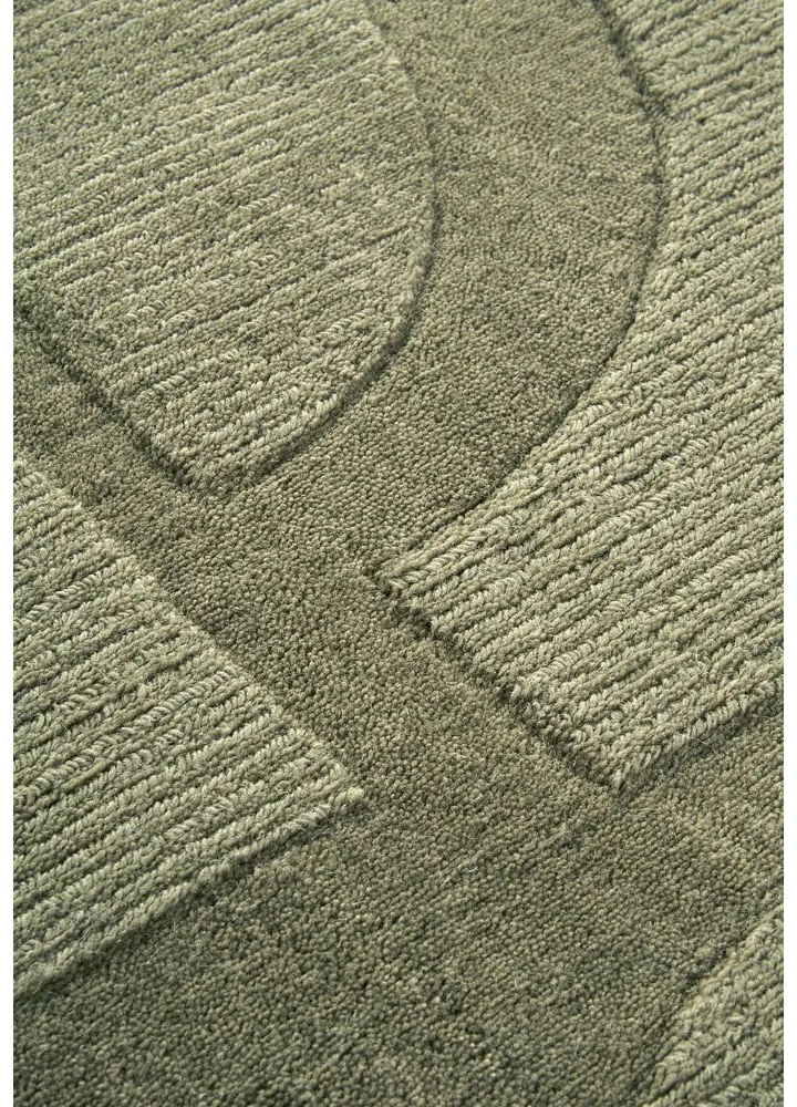 Зелен ръчно изработен вълнен килим 80x150 cm Alexis – Villeroy&Boch