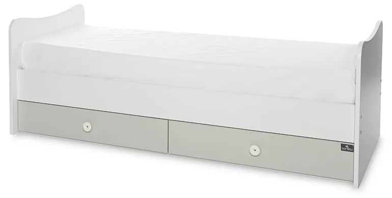 LORELLI Classic Трансформиращо се легло-люлка 70/160 см. ТРЕНД ПЛЮС БЯЛО/ MILKY GREEN